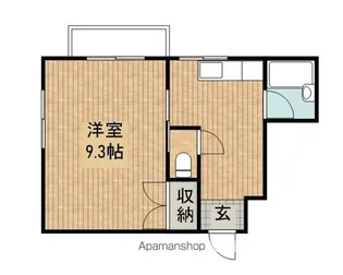 MSヴィレッジⅡ【208号室】の間取り