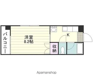 イレブン第一ビル【205号室】の間取り
