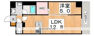 ベルンガーデン勝山北【1階】の間取り