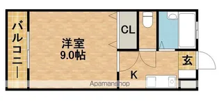 イーグルハイツ【1階】の間取り