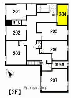 パル小名浜【204号室】の間取り