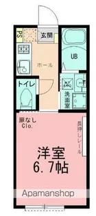 クレスタ鴨居【1階】の間取り