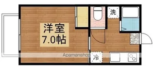ビューテラス【208号室】の間取り
