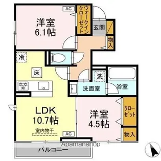 カミーノ コモド CAMINO COMODO【1階】の間取り