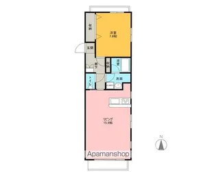 ライトクロト半田【401号室】の間取り