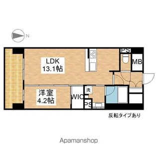 セレニティー大須【8階】の間取り