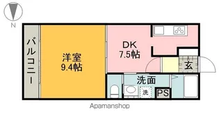 コンフォート二番【3階】の間取り