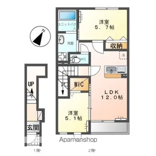コンフォール K【2階】の間取り