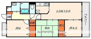フェリース樟葉【2階】の間取り
