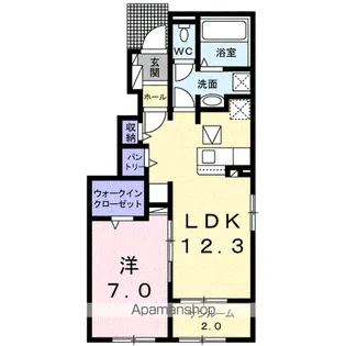 カタカムナ【1階】の間取り