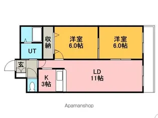 FARROCK AVENUE N41【2階】の間取り