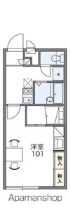 レオパレスセイフル【201号室】の間取り