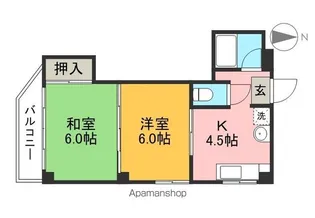 コーポ新橋【3階】の間取り