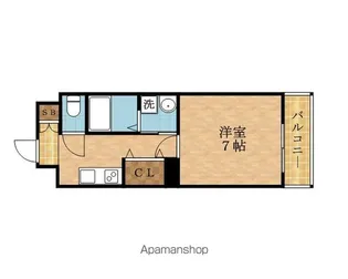 サンヴィラ千林【2階】の間取り