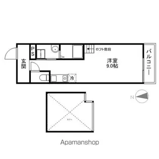 ウエストヴィレッジ?【301号室】の間取り
