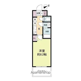 パークフラッツ尼崎【15階】の間取り