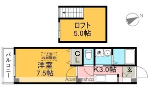 アーバンハイツ梅ノ辻【3階】の間取り