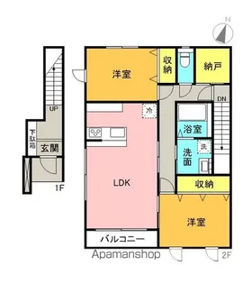エヌシエルⅠ【201号室】の間取り