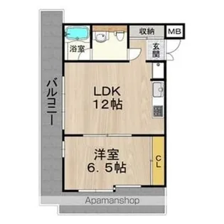 グラスホッパー【307号室】の間取り