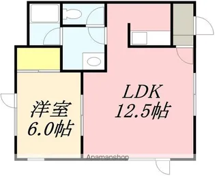 コーポサチ【201号室】の間取り