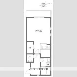 レシェル八千代台【3階】の間取り