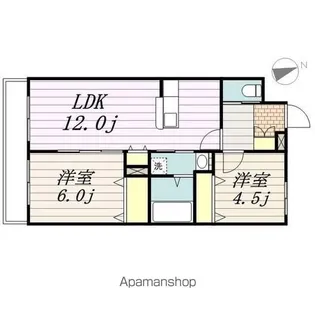 ヘーベルメゾン大久保【2階】の間取り