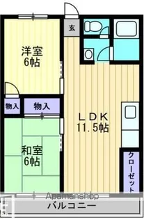 RAPPORT UN ラポール アン【3階】の間取り