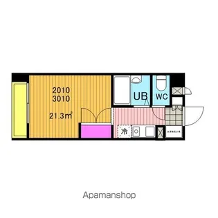 BEATLES SQUARE【3階】の間取り