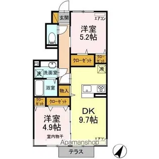 かえで II【1階】の間取り