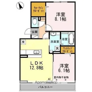 ASPERGE 百瀬(アスペルジュ モモセ)【2階】の間取り