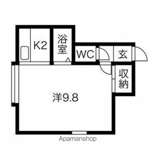 パシャ18【207号室】の間取り