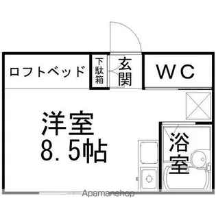 カレージア5【1階】の間取り