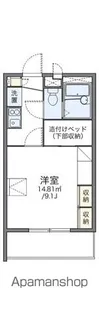 レオパレスセジュール弐番館【1階】の間取り