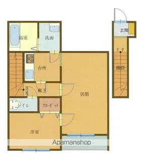 PUREHOUSE【202号室】の間取り