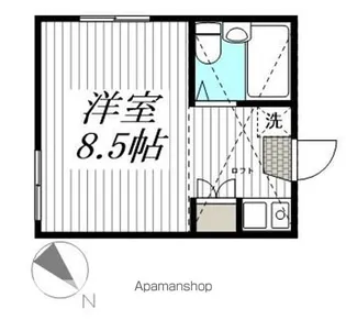 パレス杉田Ⅶ【201号室】の間取り