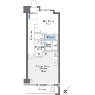 LA DOUCEUR巣鴨WEST【1階】の間取り