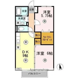 グランデ賀来【2階】の間取り