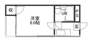 富コーポ【305号室】の間取り