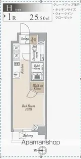 オーキッドレジデンス住吉【7階】の間取り