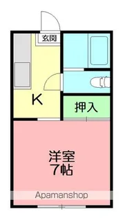 ニューハイツ【2階】の間取り
