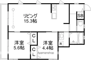 A.B.テラス吉祥寺【1階】の間取り