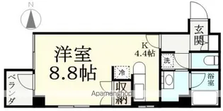 サンテラスM・I【305号室】の間取り