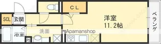 モメント ブリーシュフル【3階】の間取り