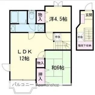 フィールドドリーム弐番館【2階】の間取り