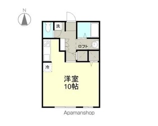 グリーンヴューA【203号室】の間取り