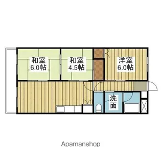 第2吉田マンション【1階】の間取り