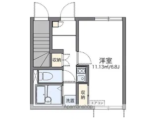 レオネクストライクス豊島園【1階】の間取り