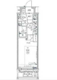 フェルクルールプレスト横浜弘明寺【7階】の間取り