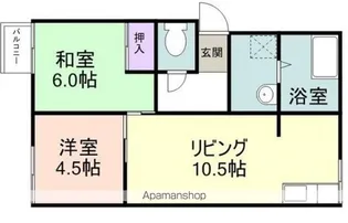 プレジール高塚A棟【1階】の間取り