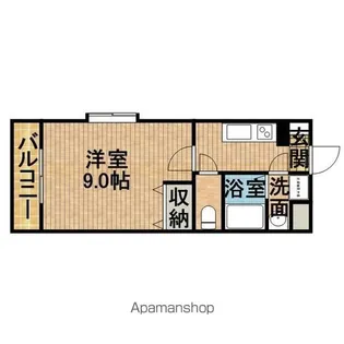 ヴィラ・グリーン【1階】の間取り
